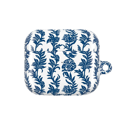 Blue Floral Porcelain AirPod Case - DIGITAL X