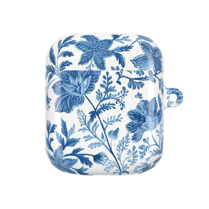 Blue Floral Porcelain AirPod Case - DIGITAL X