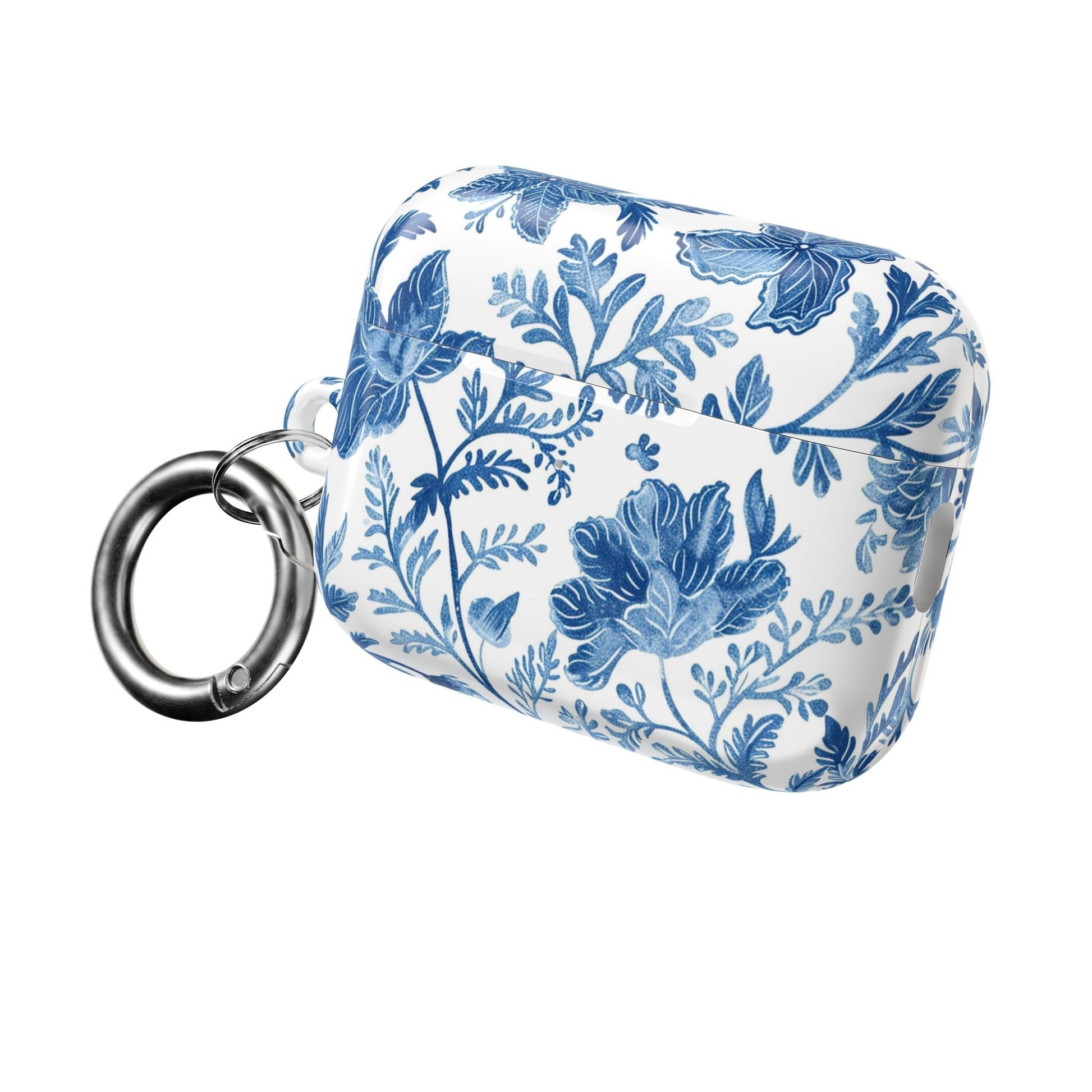 Blue Floral Porcelain AirPod Case - DIGITAL X