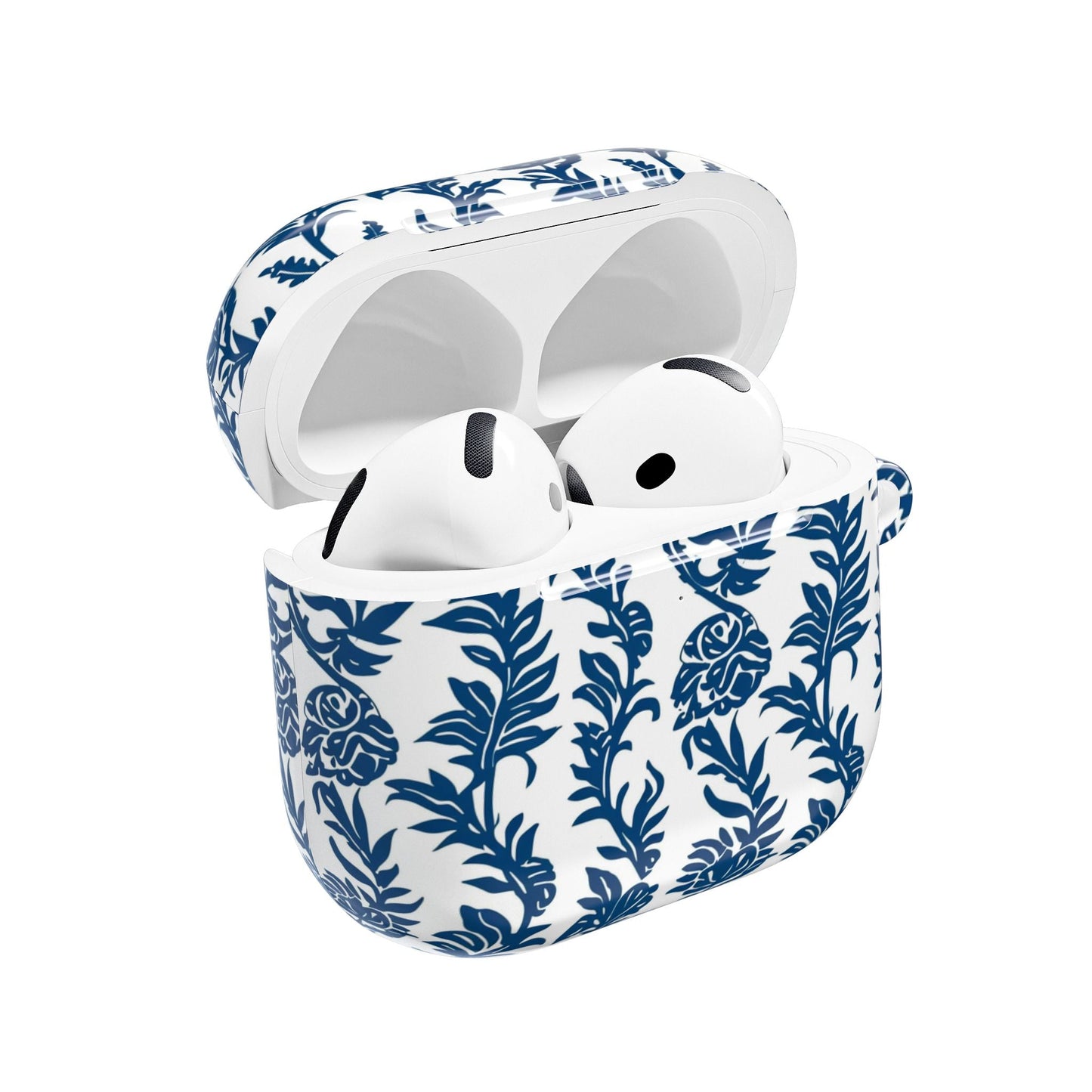 Blue Floral Porcelain AirPod Case - DIGITAL X