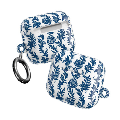 Blue Floral Porcelain AirPod Case - DIGITAL X