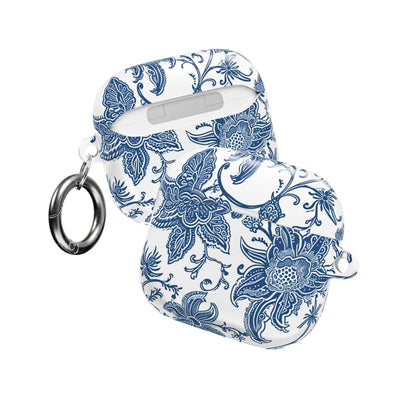 Blue Floral Porcelain AirPod Case - DIGITAL X