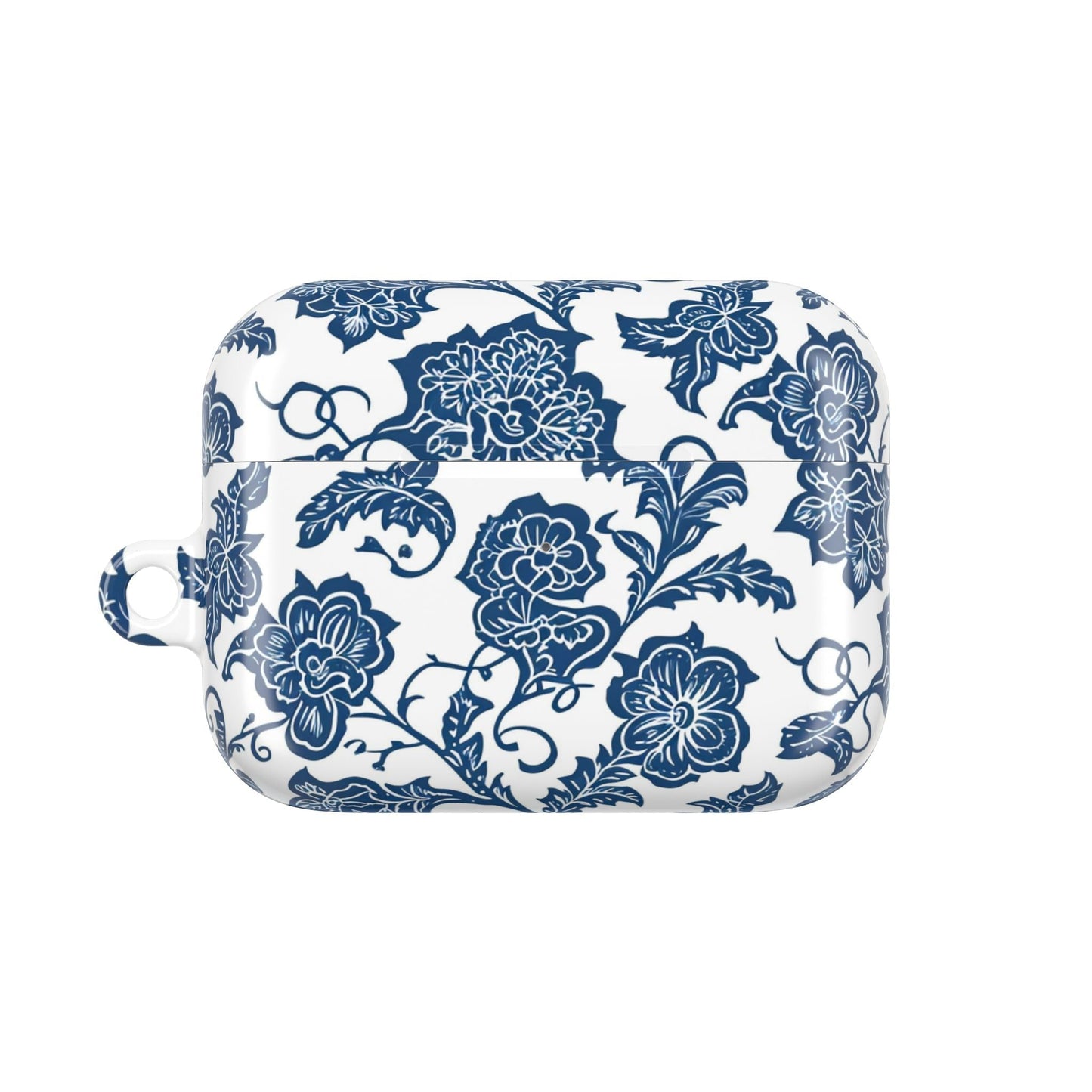Blue Floral Porcelain AirPod Case - DIGITAL X