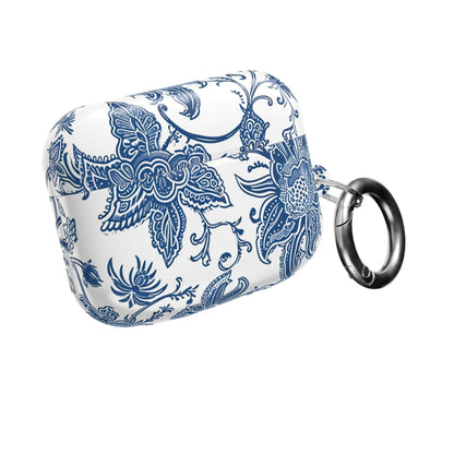 Blue Floral Porcelain AirPod Case - DIGITAL X