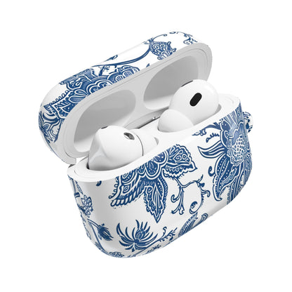 Blue Floral Porcelain AirPod Case - DIGITAL X