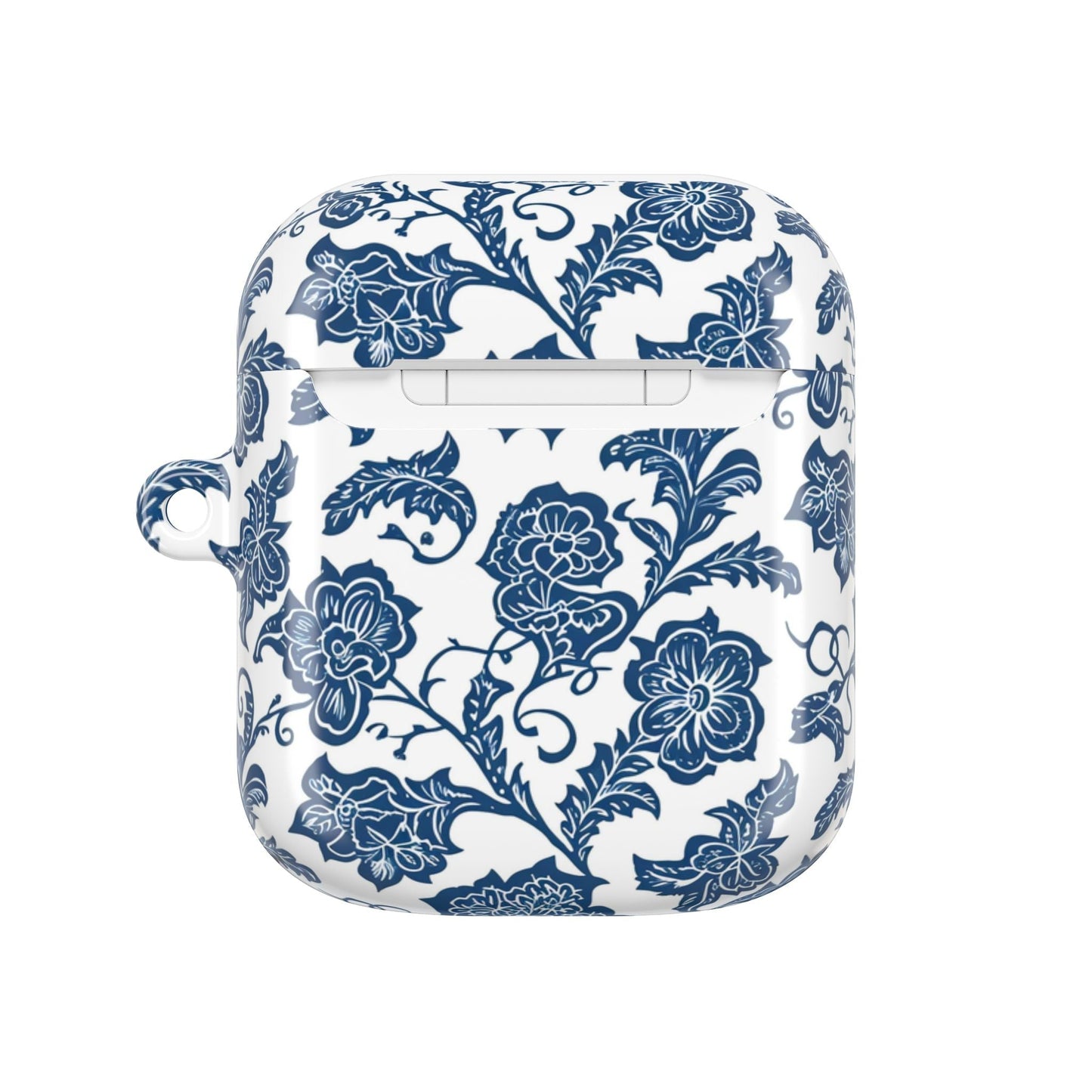 Blue Floral Porcelain AirPod Case - DIGITAL X