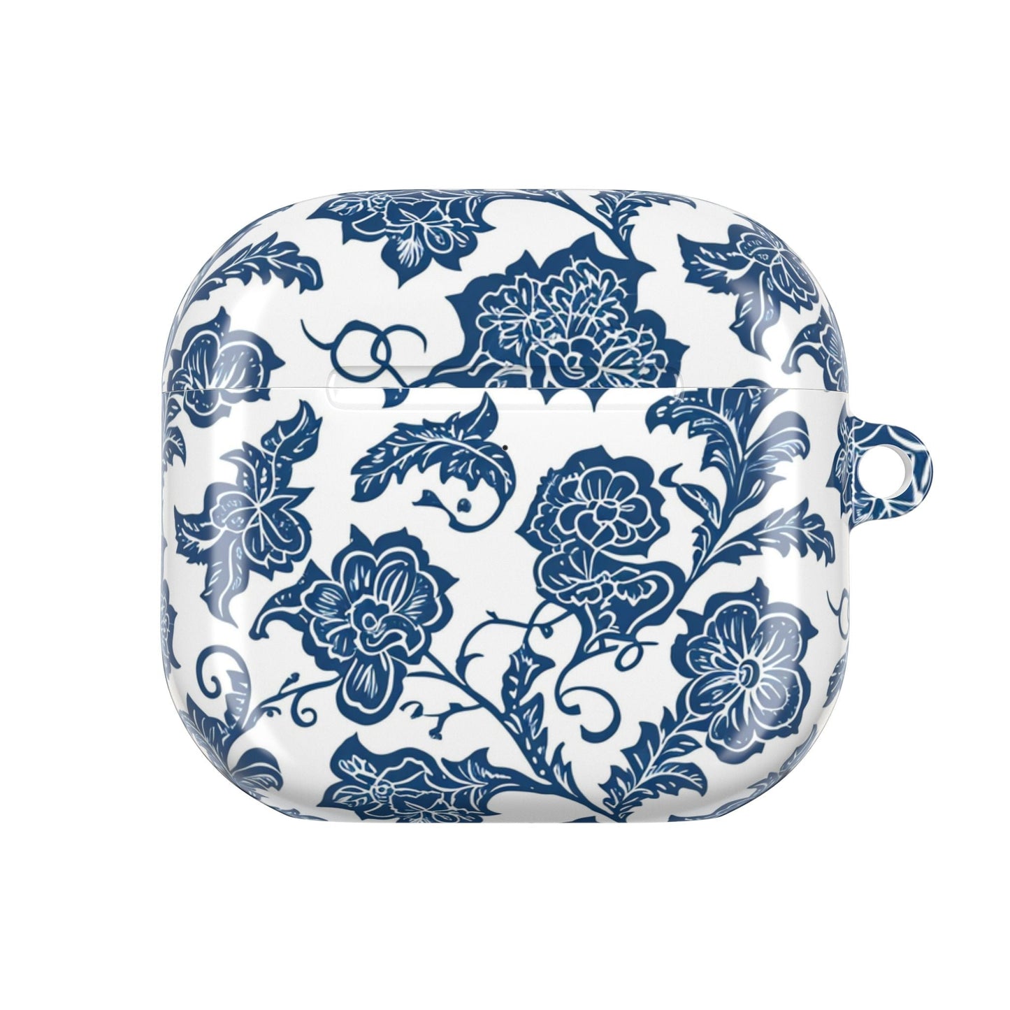 Blue Floral Porcelain AirPod Case - DIGITAL X