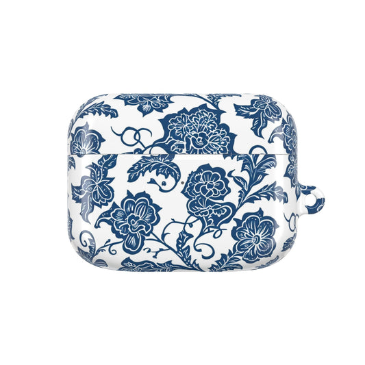 Blue Floral Porcelain AirPod Case - DIGITAL X