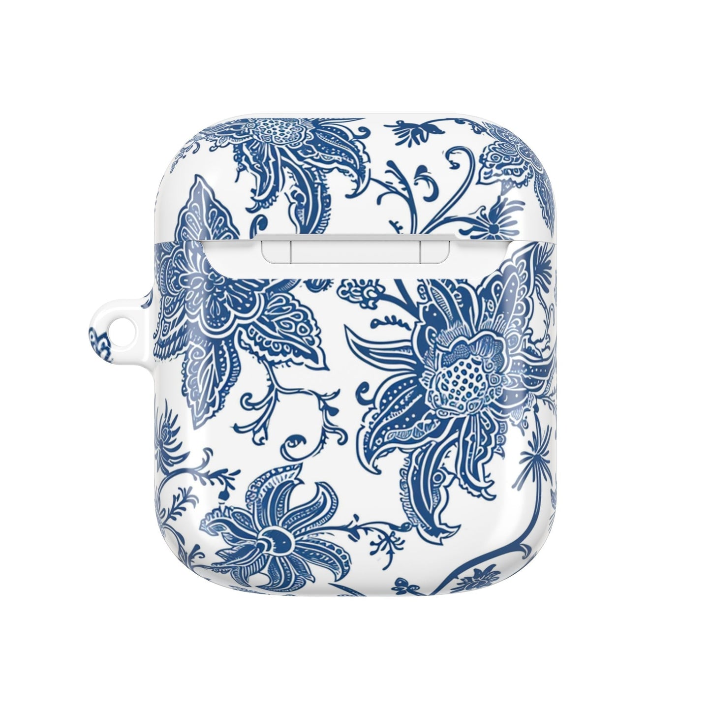 Blue Floral Porcelain AirPod Case - DIGITAL X