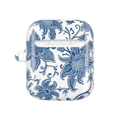 Blue Floral Porcelain AirPod Case - DIGITAL X