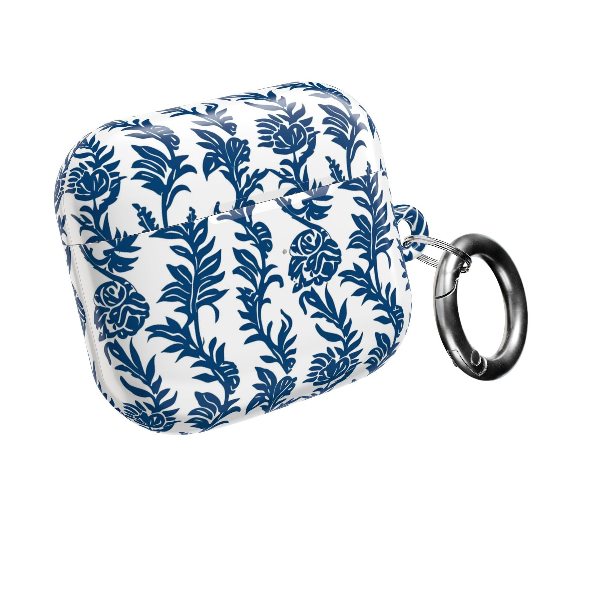 Blue Floral Porcelain AirPod Case - DIGITAL X