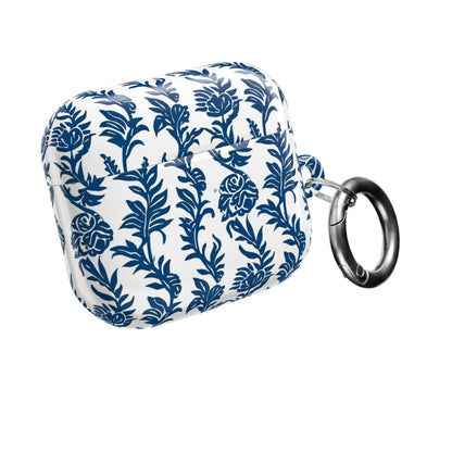Blue Floral Porcelain AirPod Case - DIGITAL X