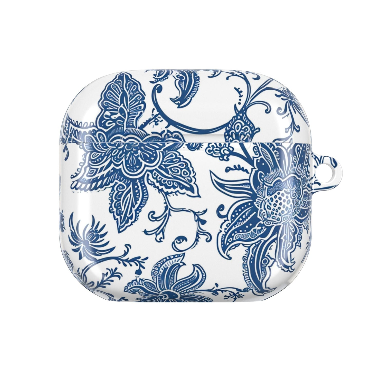 Blue Floral Porcelain AirPod Case - DIGITAL X