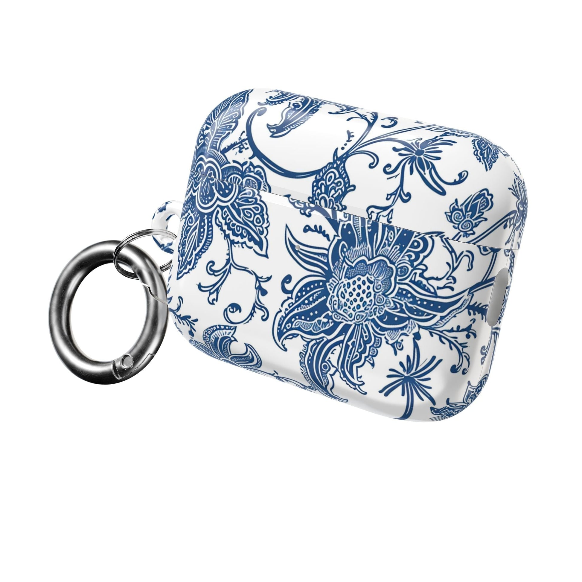 Blue Floral Porcelain AirPod Case - DIGITAL X