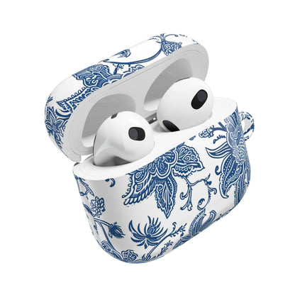 Blue Floral Porcelain AirPod Case - DIGITAL X