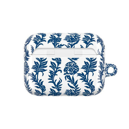 Blue Floral Porcelain AirPod Case - DIGITAL X