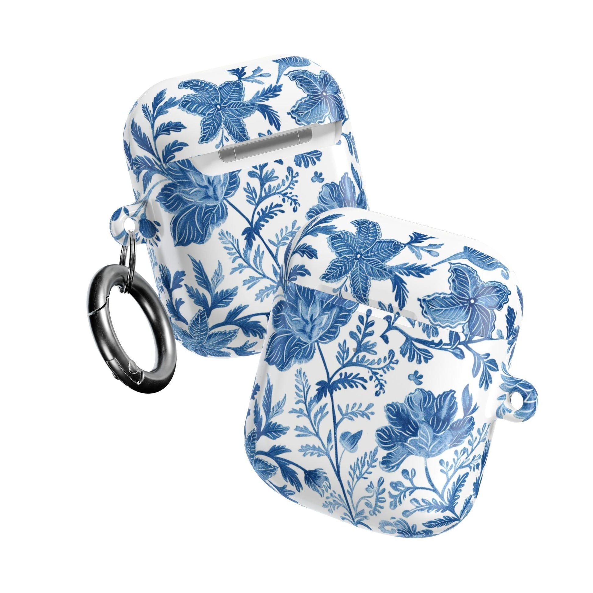 Blue Floral Porcelain AirPod Case - DIGITAL X