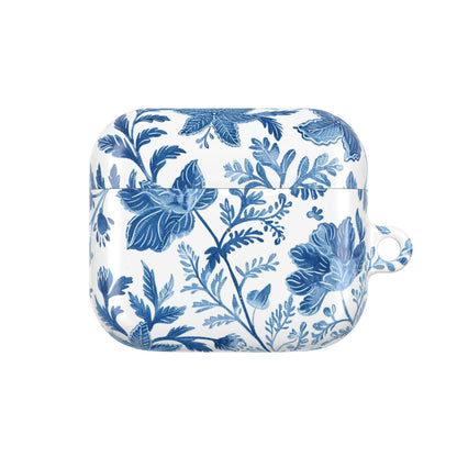 Blue Floral Porcelain AirPod Case - DIGITAL X