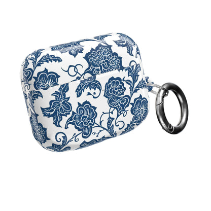Blue Floral Porcelain AirPod Case - DIGITAL X