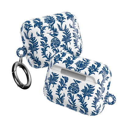 Blue Floral Porcelain AirPod Case - DIGITAL X