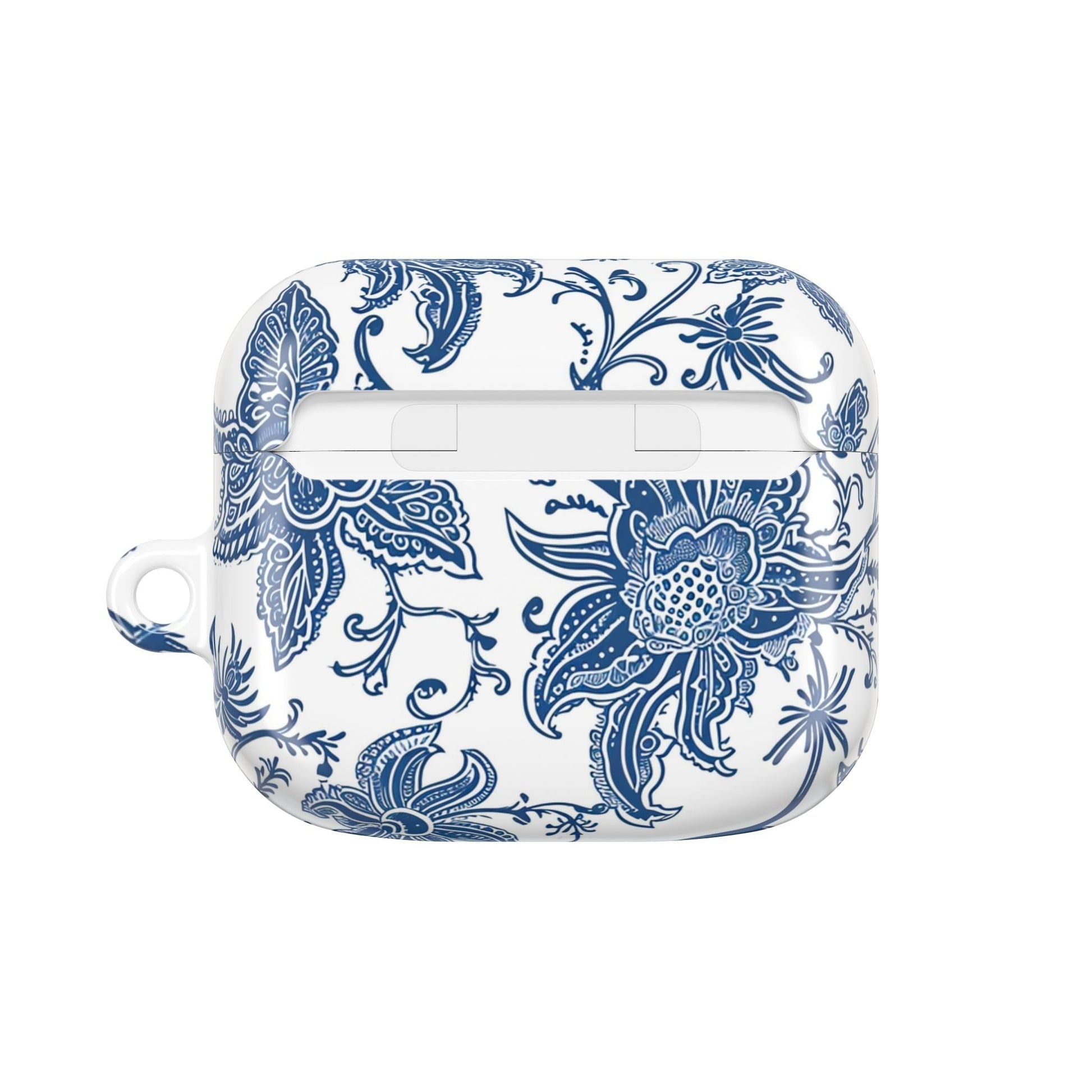 Blue Floral Porcelain AirPod Case - DIGITAL X