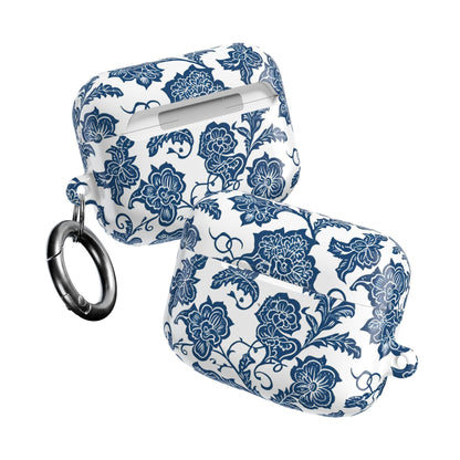 Blue Floral Porcelain AirPod Case - DIGITAL X