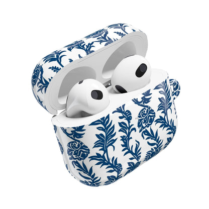 Blue Floral Porcelain AirPod Case - DIGITAL X
