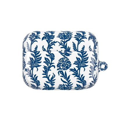 Blue Floral Porcelain AirPod Case - DIGITAL X