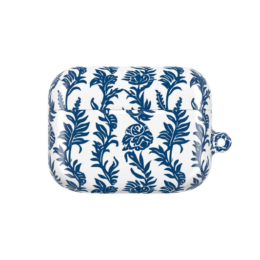 Blue Floral Porcelain AirPod Case - DIGITAL X
