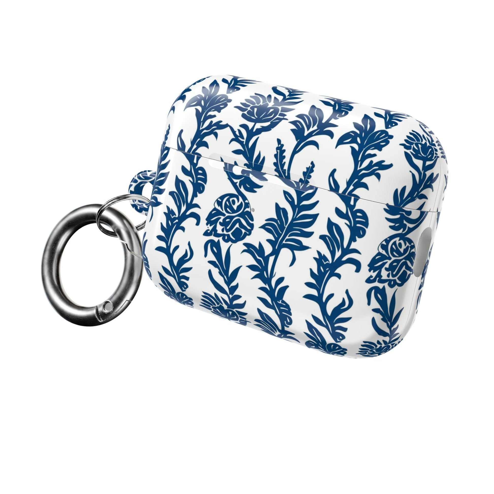 Blue Floral Porcelain AirPod Case - DIGITAL X