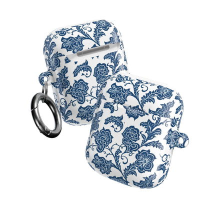 Blue Floral Porcelain AirPod Case - DIGITAL X