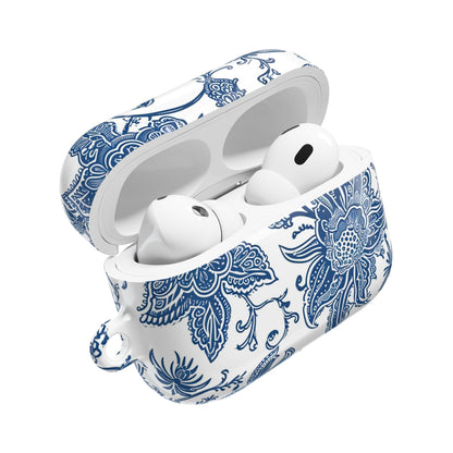 Blue Floral Porcelain AirPod Case - DIGITAL X