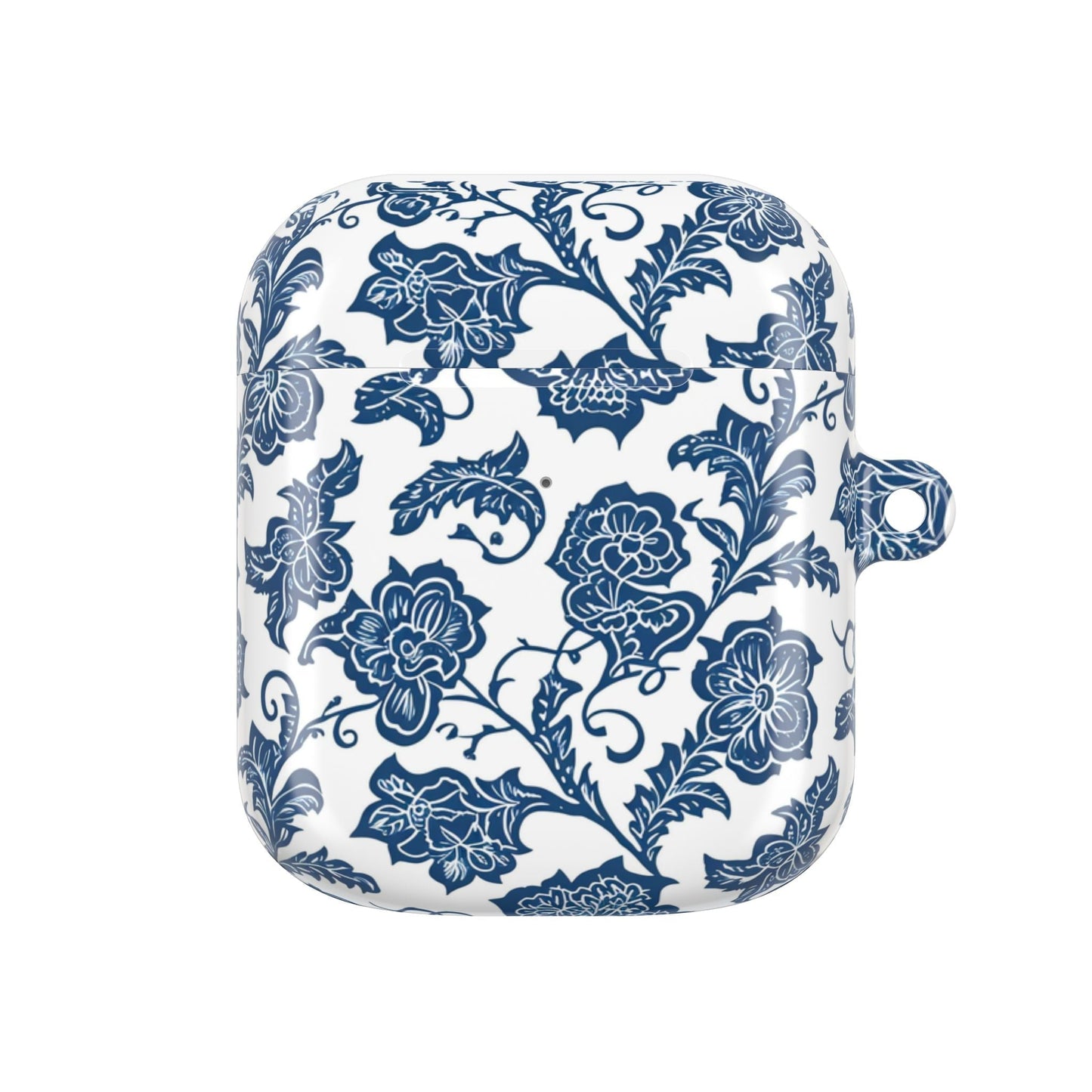 Blue Floral Porcelain AirPod Case - DIGITAL X