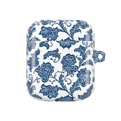 Blue Floral Porcelain AirPod Case - DIGITAL X