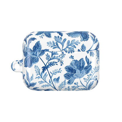 Blue Floral Porcelain AirPod Case - DIGITAL X