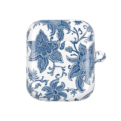 Blue Floral Porcelain AirPod Case - DIGITAL X
