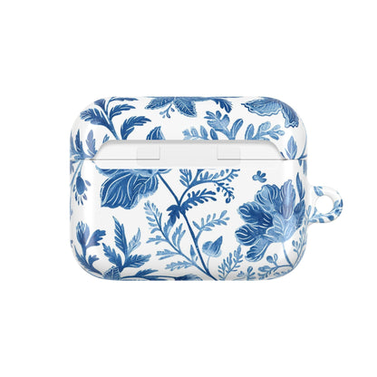 Blue Floral Porcelain AirPod Case - DIGITAL X