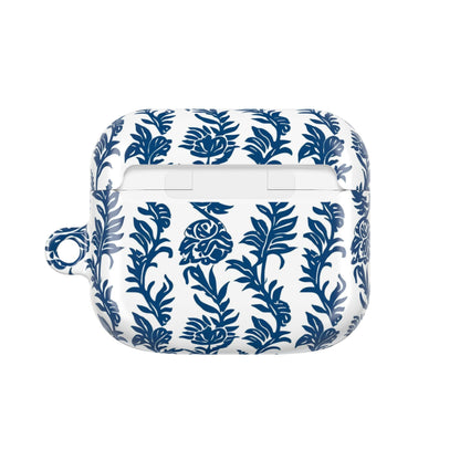 Blue Floral Porcelain AirPod Case - DIGITAL X