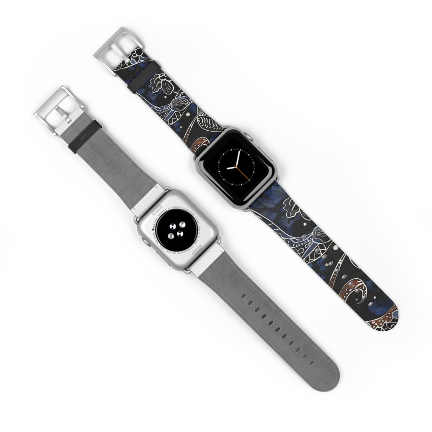 Celestial Floral Watch Band – Night Sky Garden Apple Watch Strap - DIGITAL X