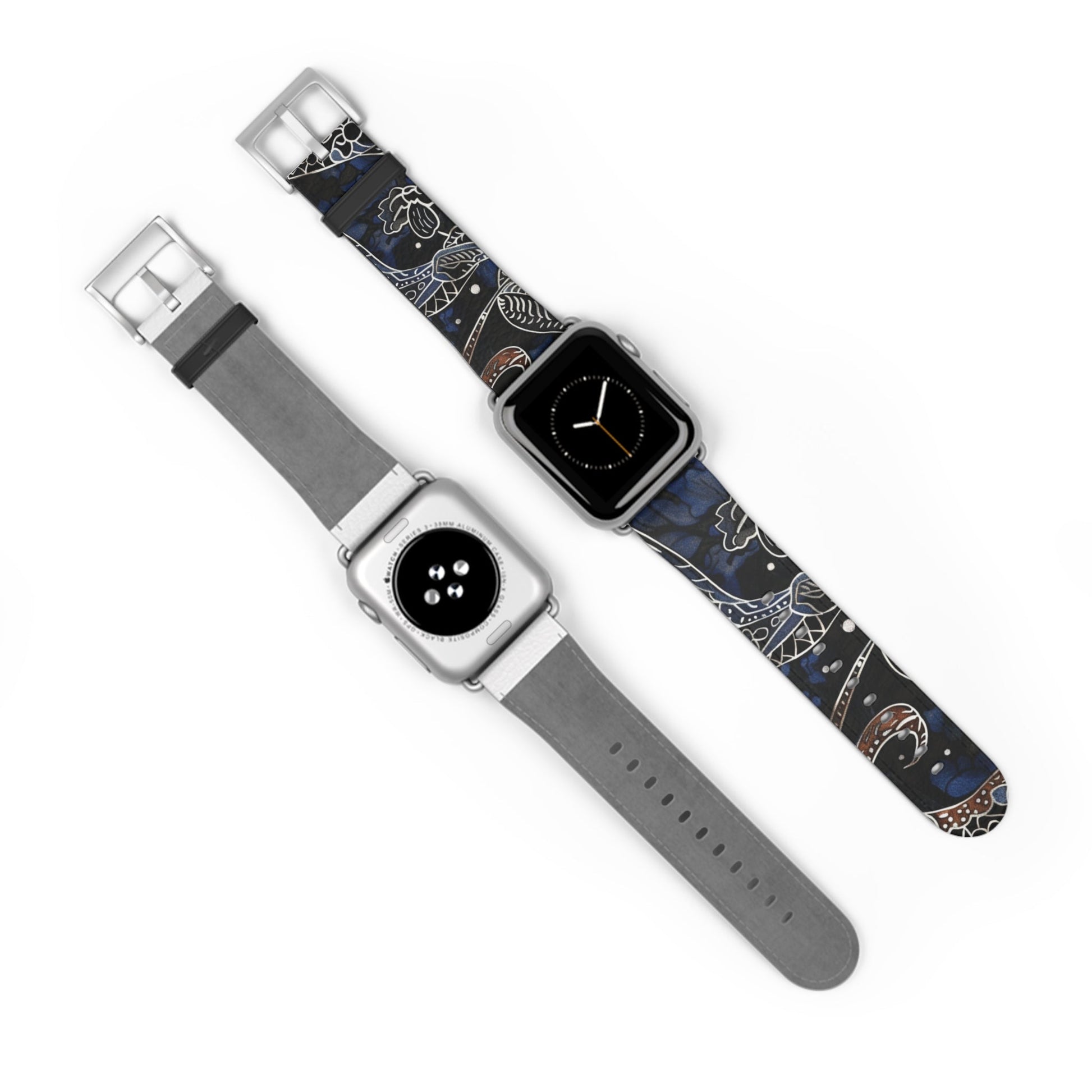 Celestial Floral Watch Band – Night Sky Garden Apple Watch Strap - DIGITAL X