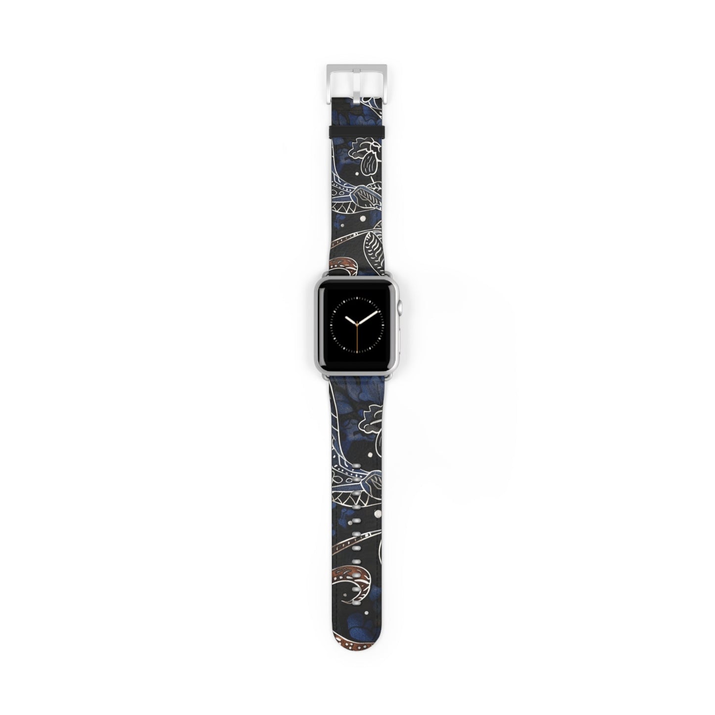 Celestial Floral Watch Band – Night Sky Garden Apple Watch Strap - DIGITAL X