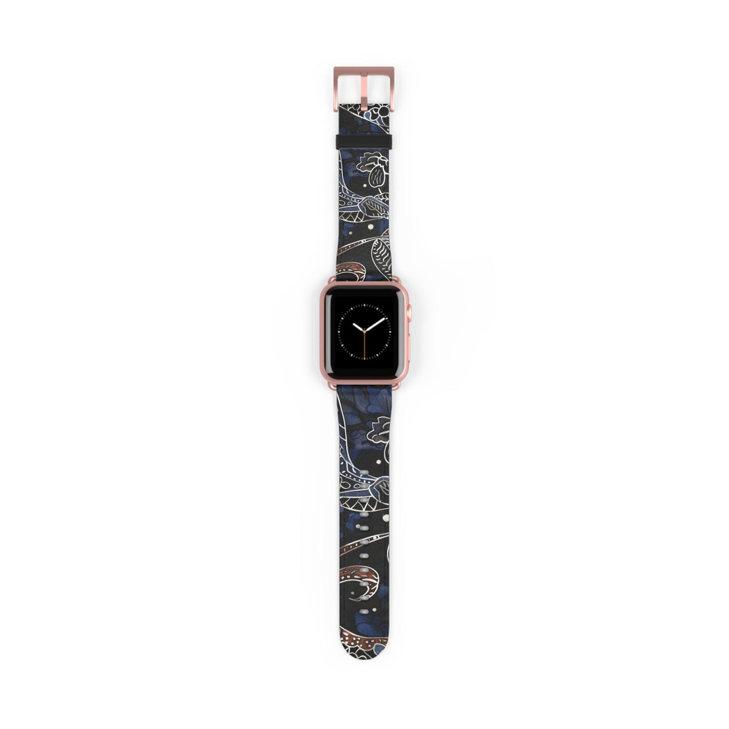 Celestial Floral Watch Band – Night Sky Garden Apple Watch Strap - DIGITAL X