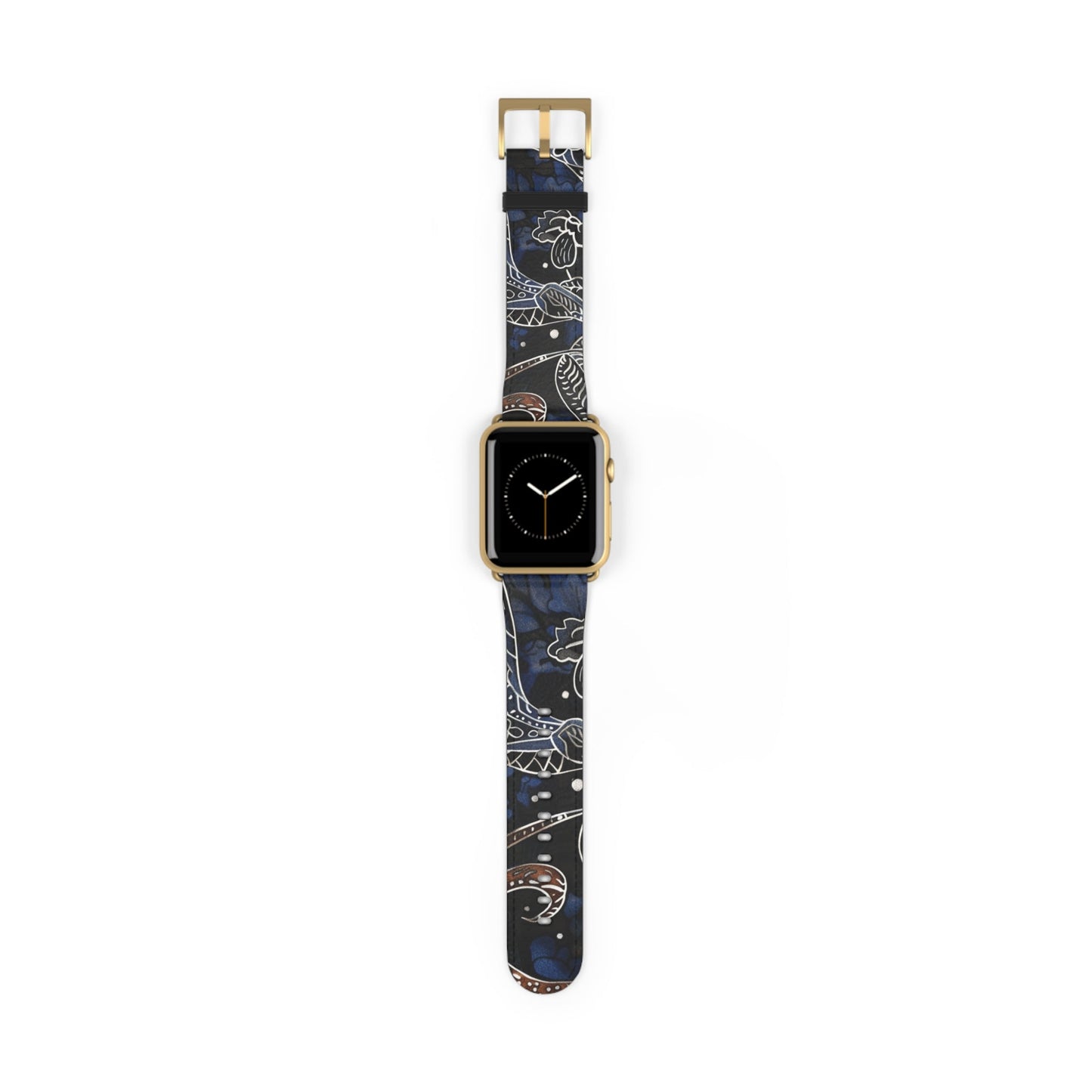 Celestial Floral Watch Band – Night Sky Garden Apple Watch Strap - DIGITAL X