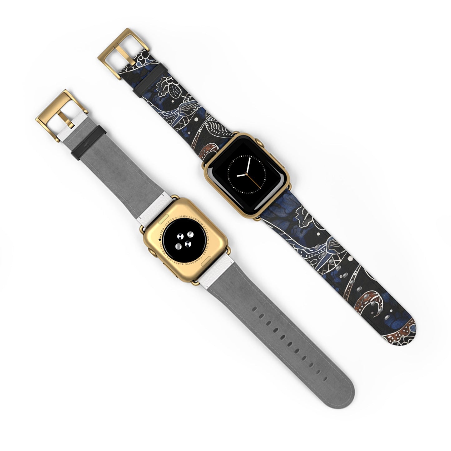 Celestial Floral Watch Band – Night Sky Garden Apple Watch Strap - DIGITAL X