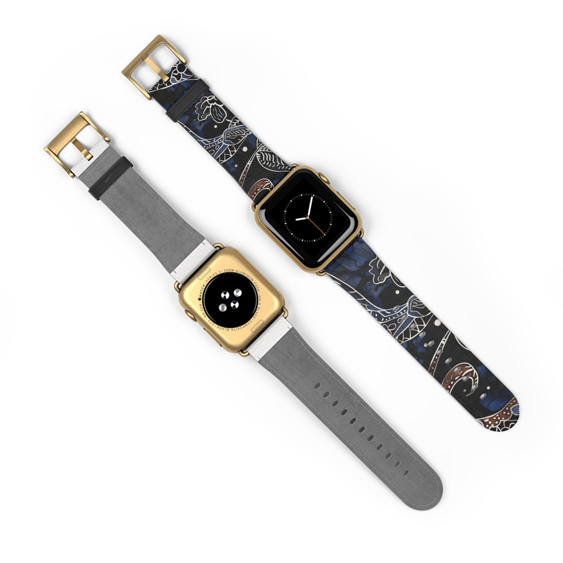 Celestial Floral Watch Band – Night Sky Garden Apple Watch Strap - DIGITAL X
