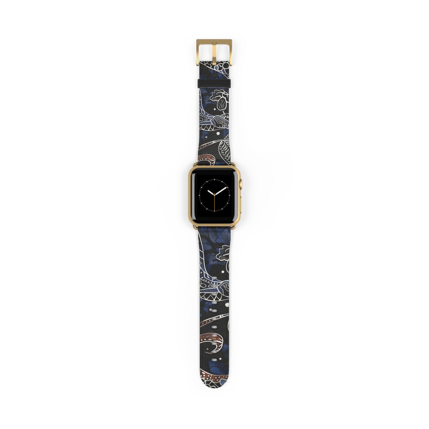 Celestial Floral Watch Band – Night Sky Garden Apple Watch Strap - DIGITAL X