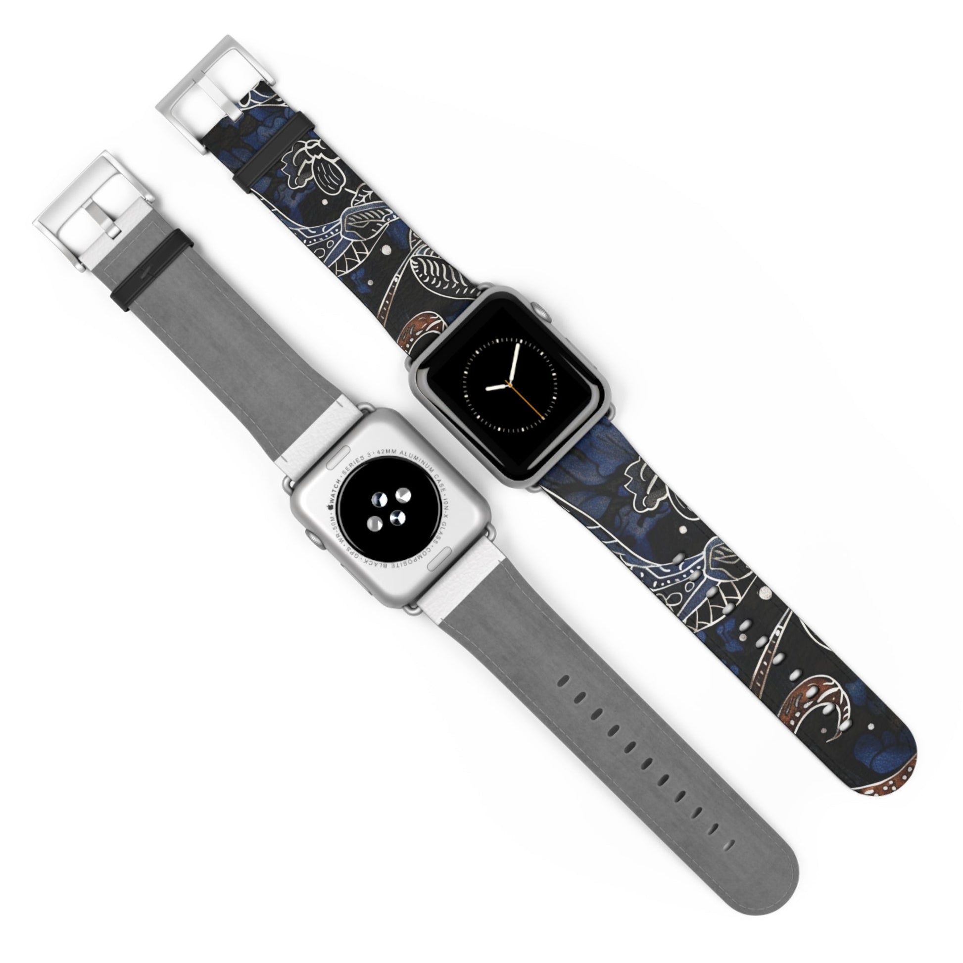Celestial Floral Watch Band – Night Sky Garden Apple Watch Strap - DIGITAL X