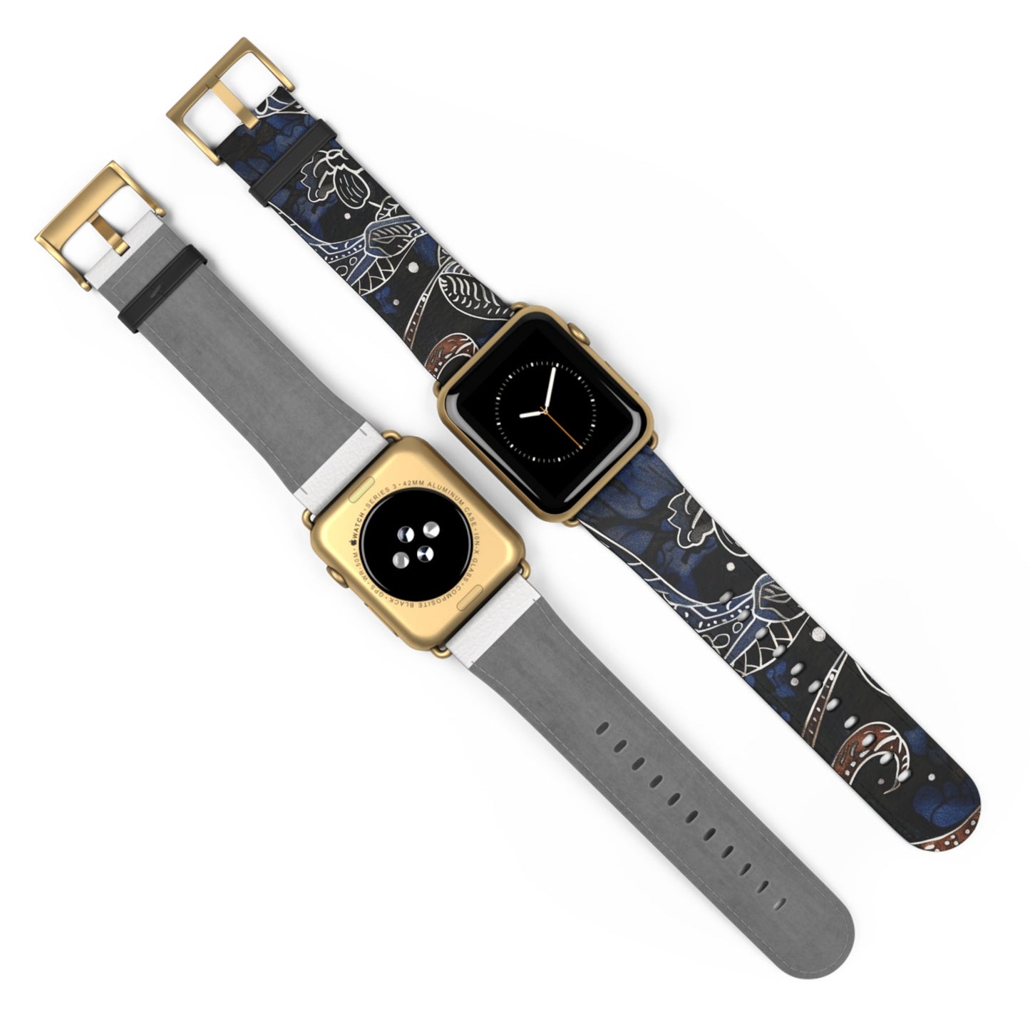 Celestial Floral Watch Band – Night Sky Garden Apple Watch Strap - DIGITAL X