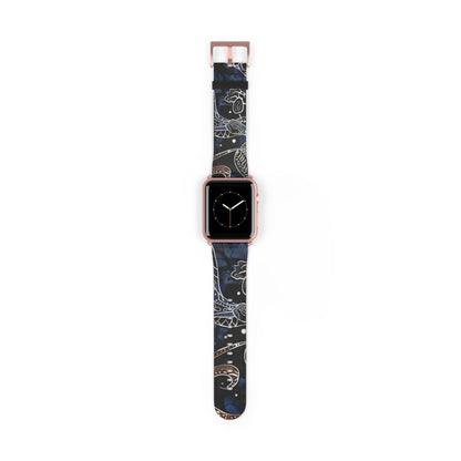 Celestial Floral Watch Band – Night Sky Garden Apple Watch Strap - DIGITAL X