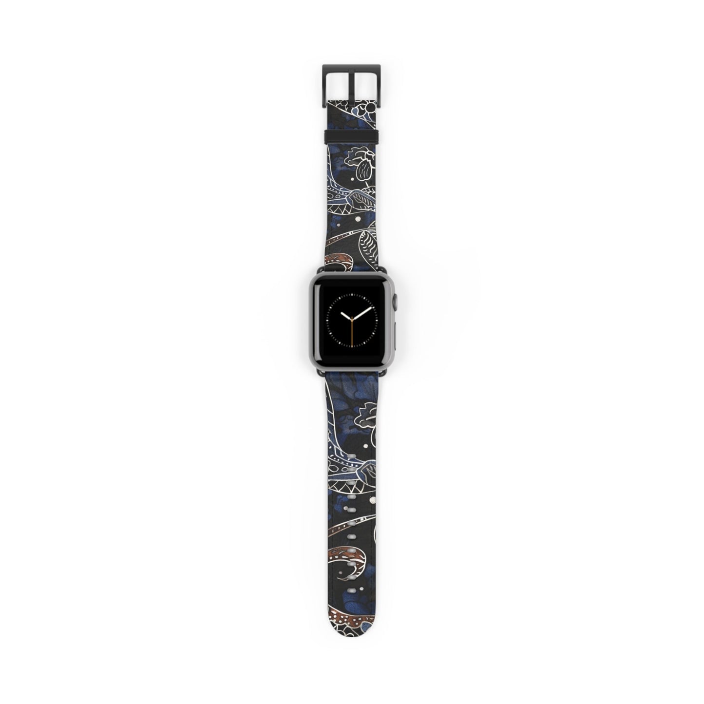 Celestial Floral Watch Band – Night Sky Garden Apple Watch Strap - DIGITAL X